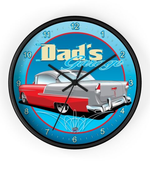 Dads Garage 55-Wall Clock