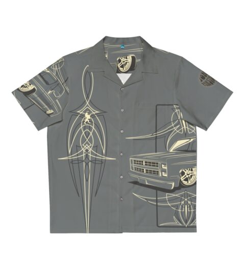 SquareBody Truck  Pinstriping ,Men’s Hawaiian Shirt (AOP)