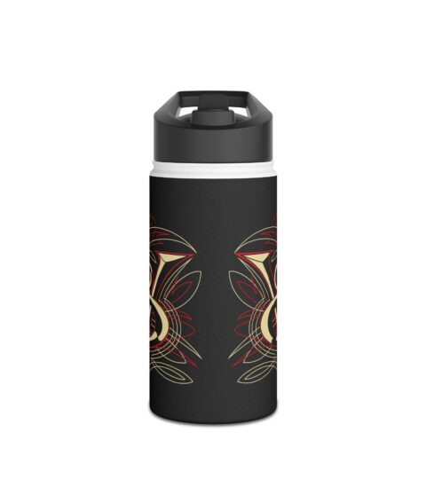 V8- Mens gift Stainless Steel Water Bottle, Standard Lid