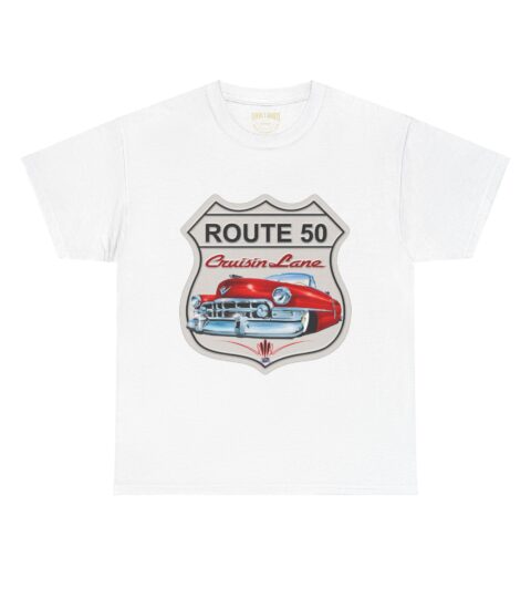 Pinstriped Route 50 Unisex Tee