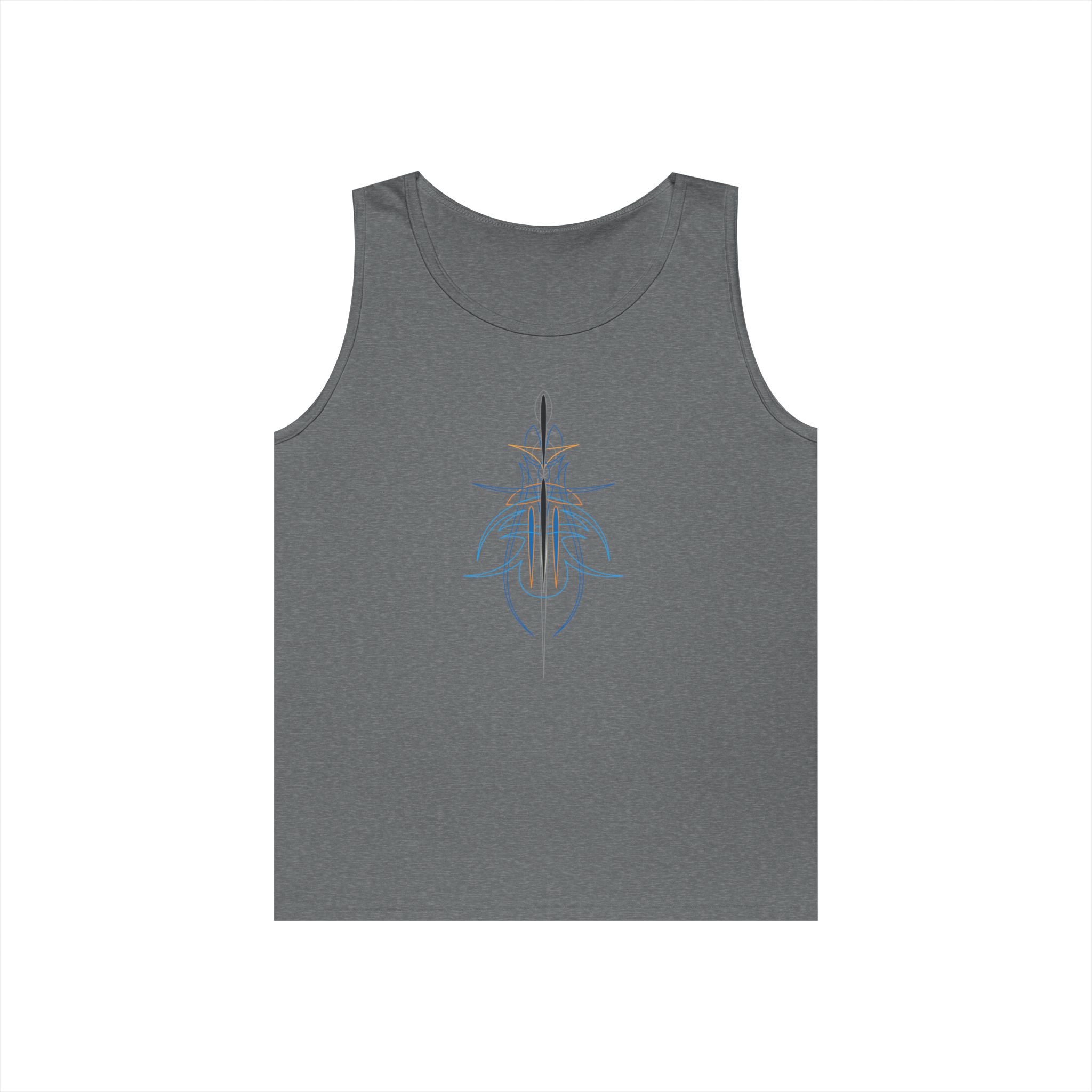 Abstract Nautical tony Pinstripe designTank - Image 4