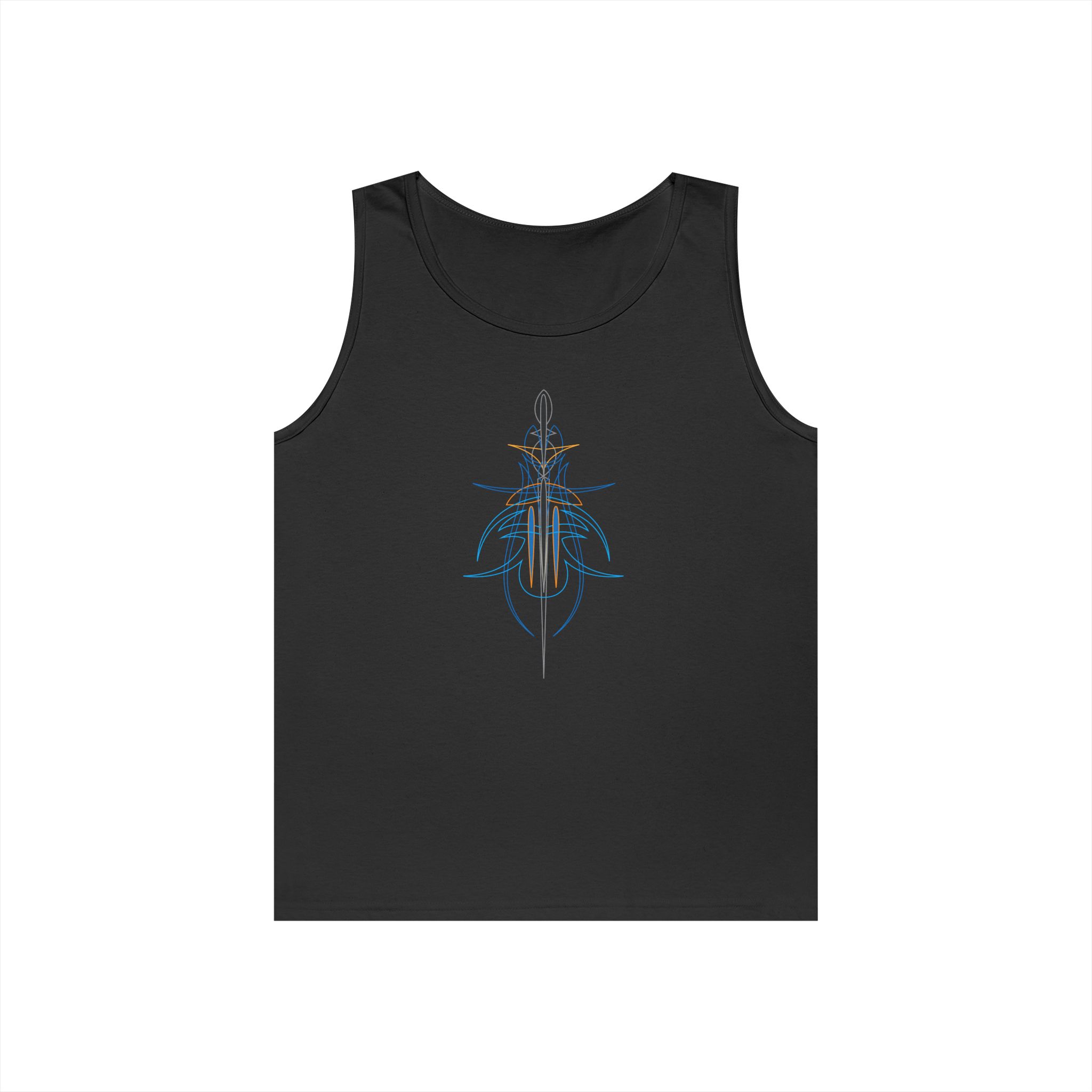 Abstract Nautical tony Pinstripe designTank - Image 2