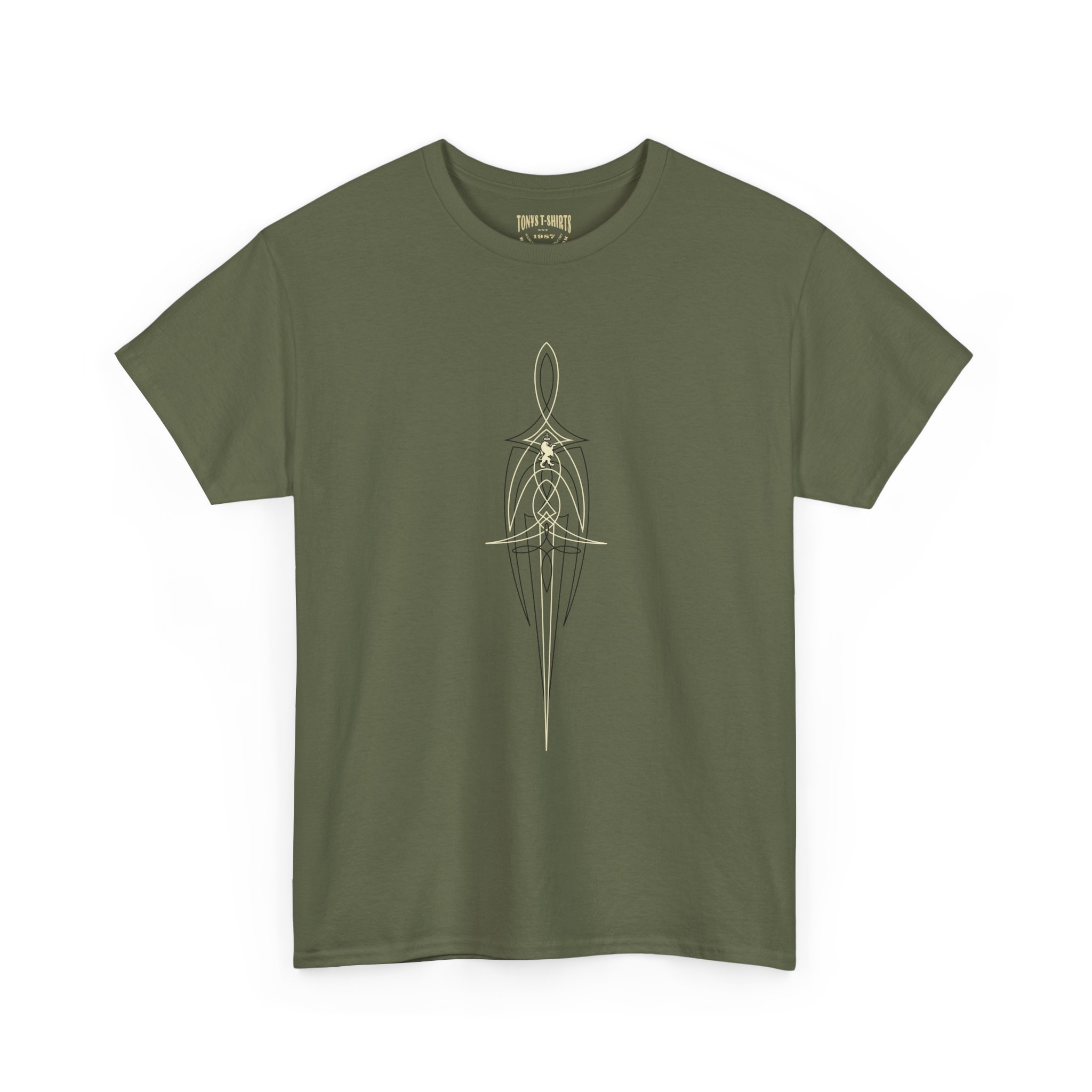 Pinstriped Custom Tee — Tony’s Pinstriping Design - Image 3