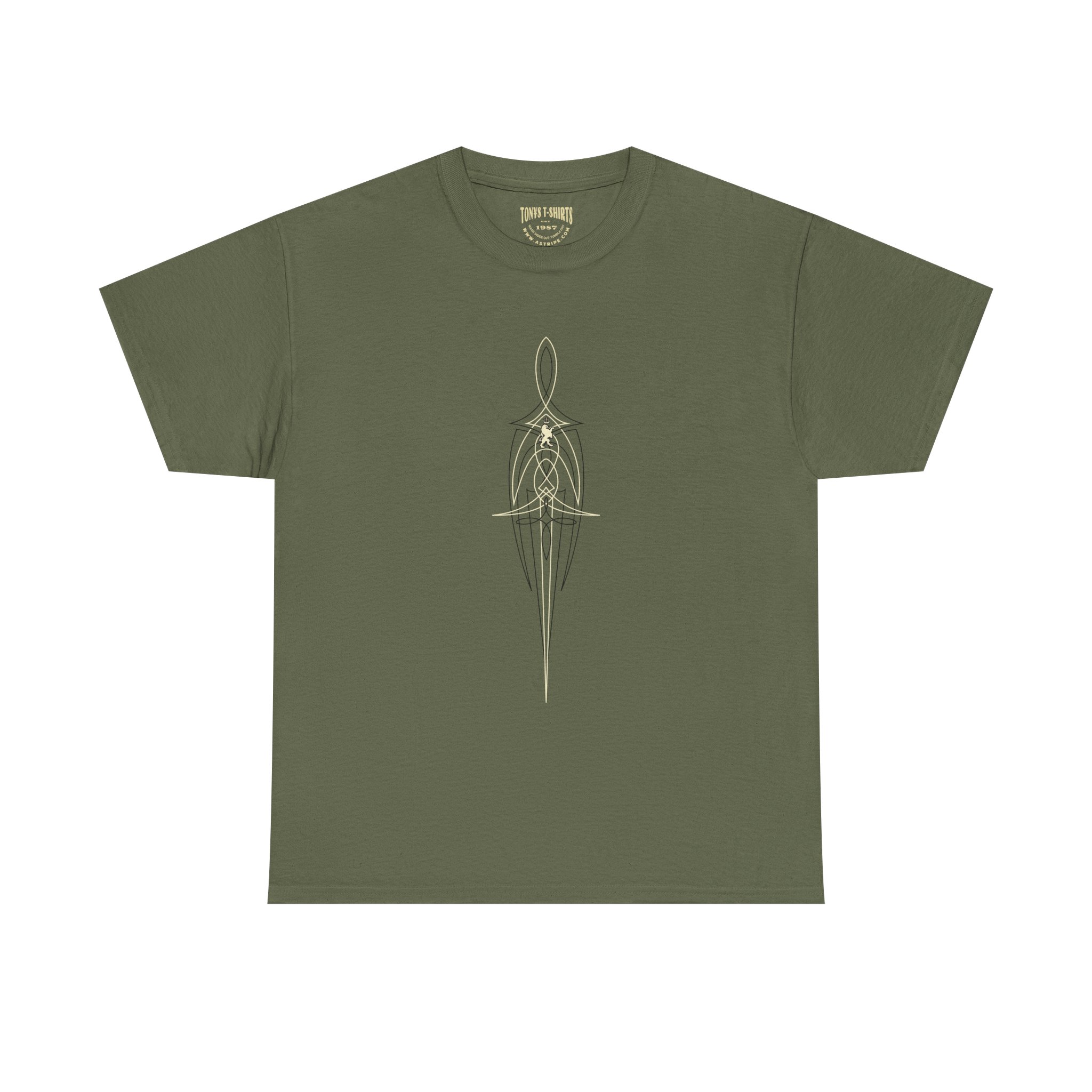 Pinstriped Custom Tee — Tony’s Pinstriping Design