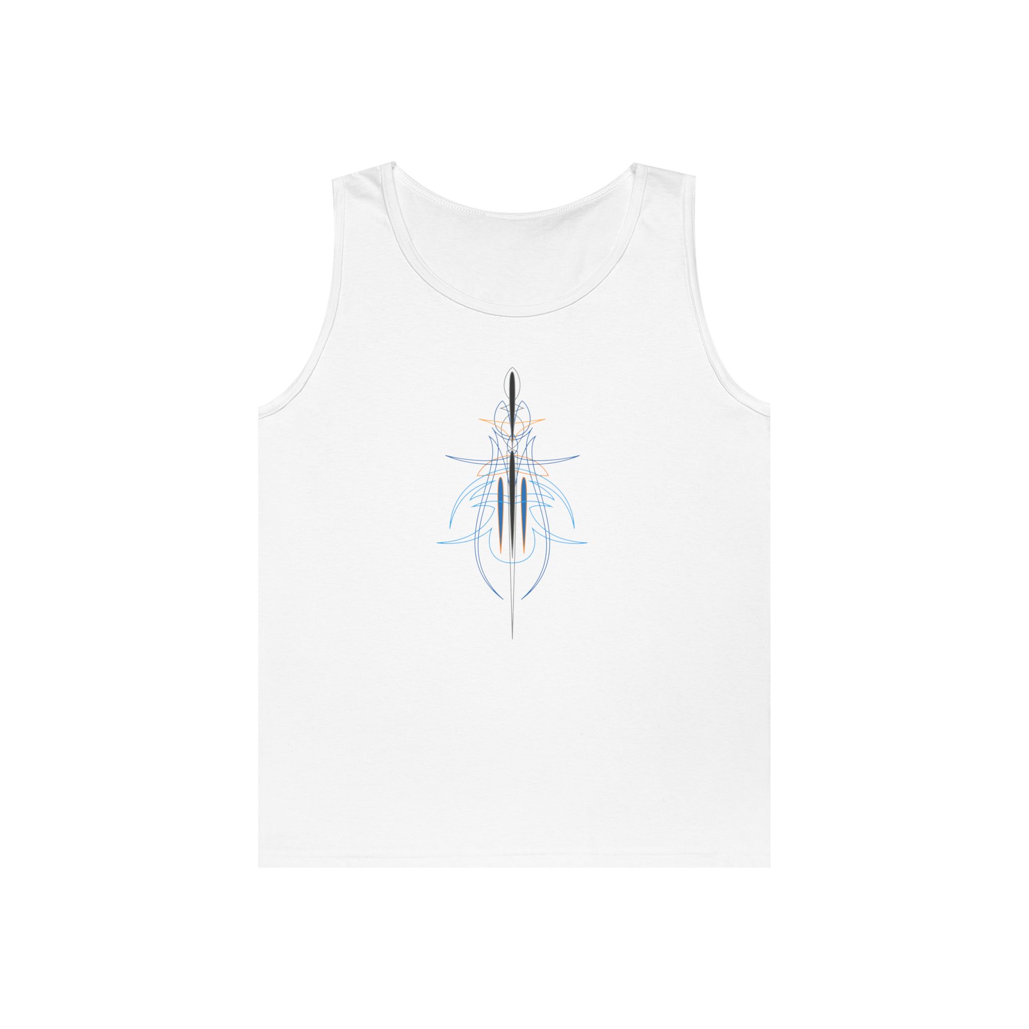 Abstract Nautical tony Pinstripe designTank - Image 5