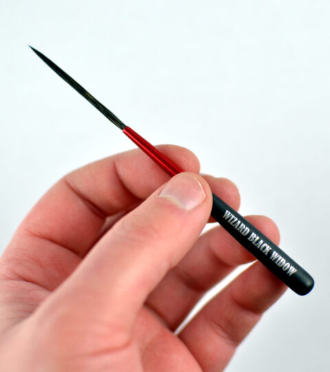 The Wizard Black Widow Scroll Brush
