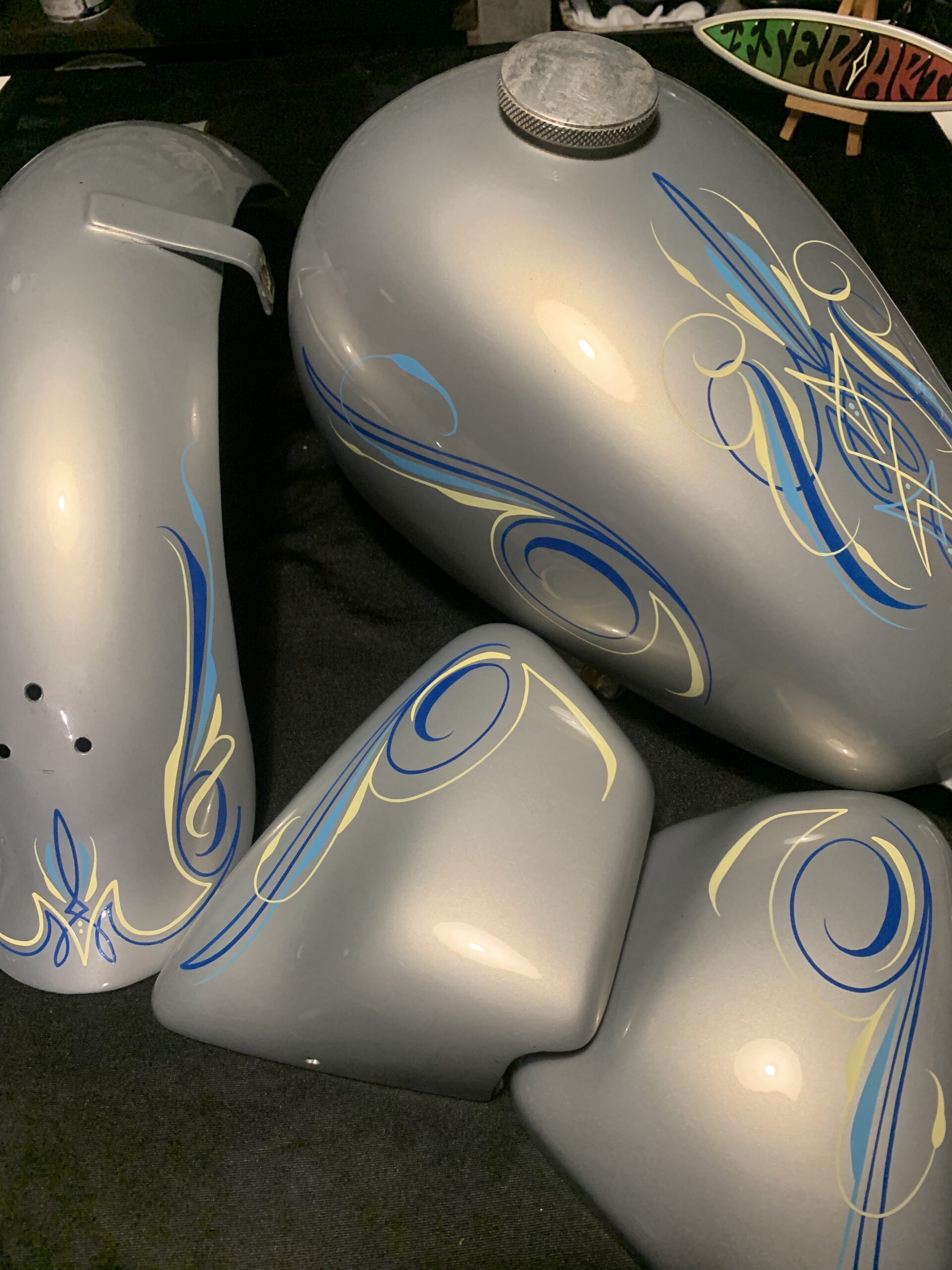 Loser arts pinstriping work