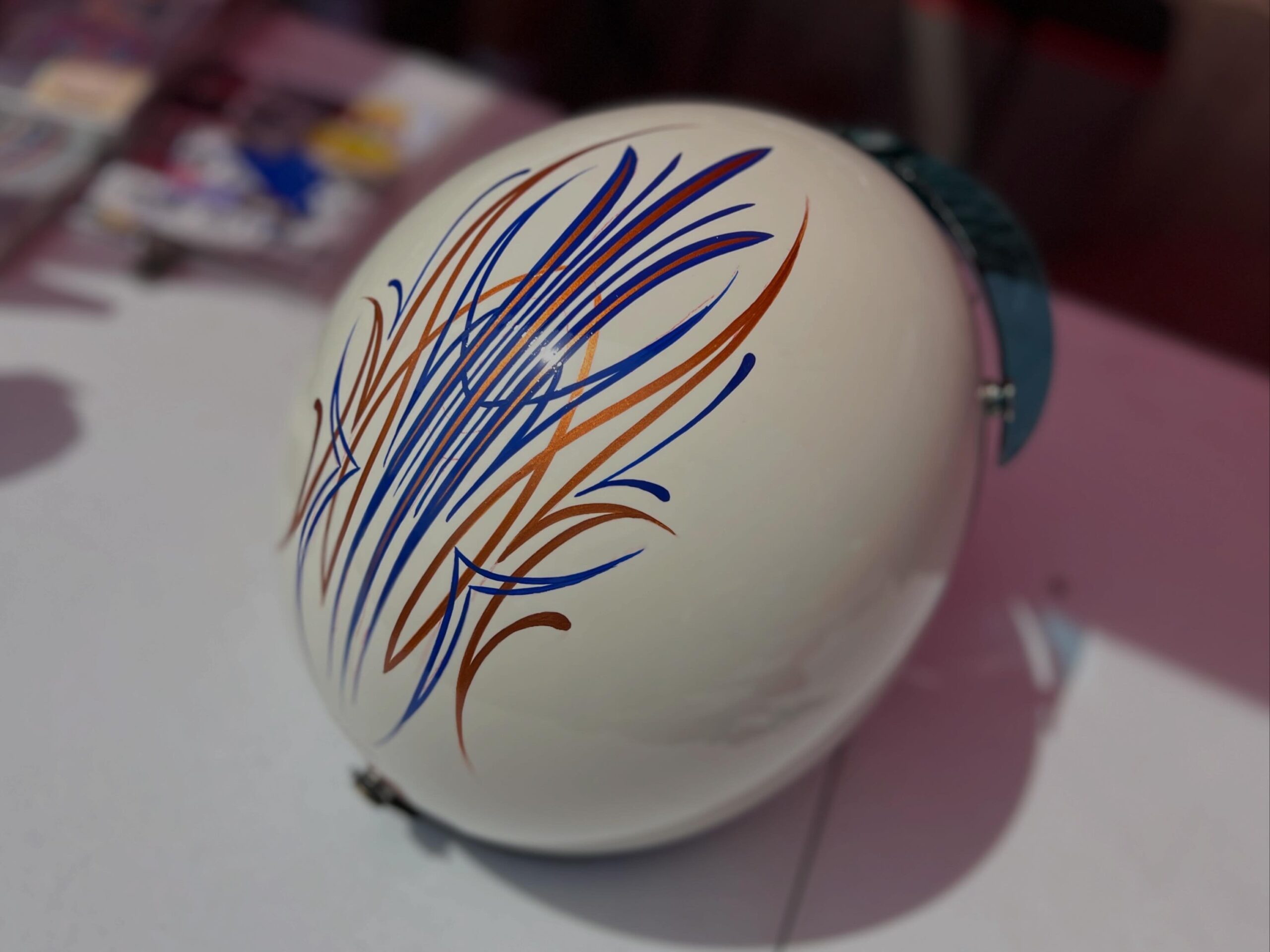 Cynar & Ai(My daughter) pinstriping work
