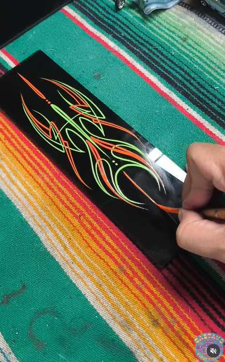 Agung Castavo pinstriping work