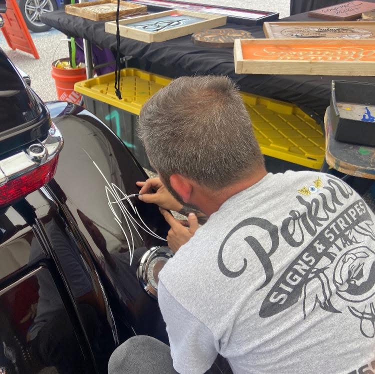 Clint Perkins pinstriping work