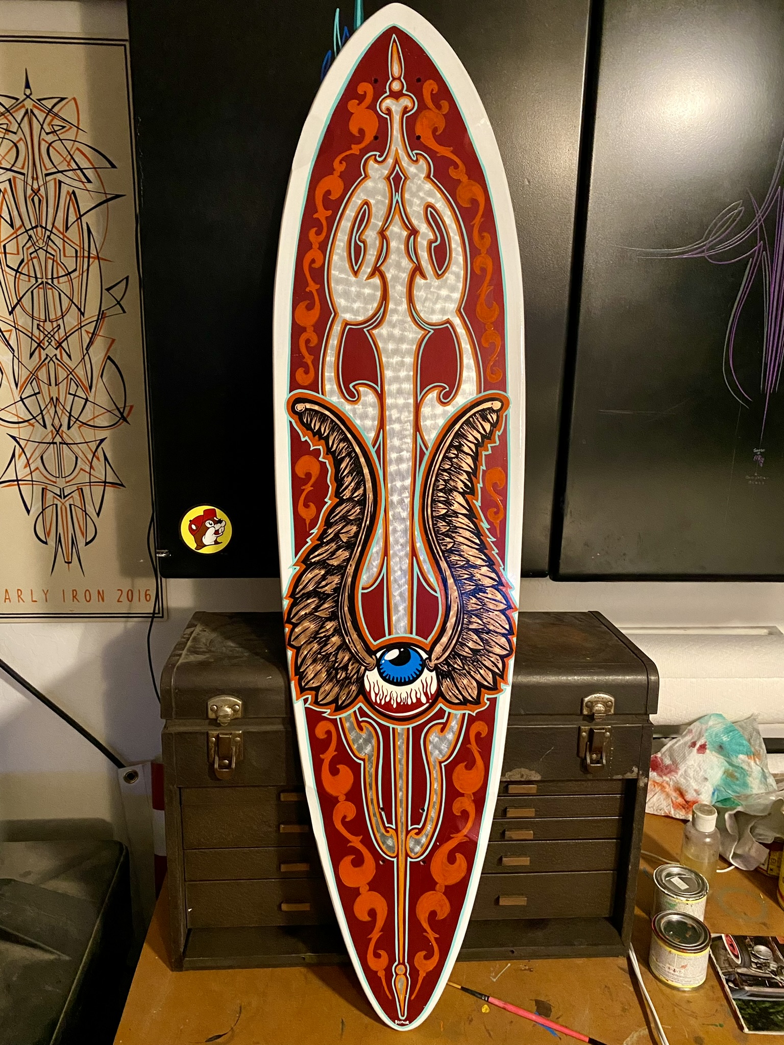 Matt Beckner - Beckner Equipped pinstriping work