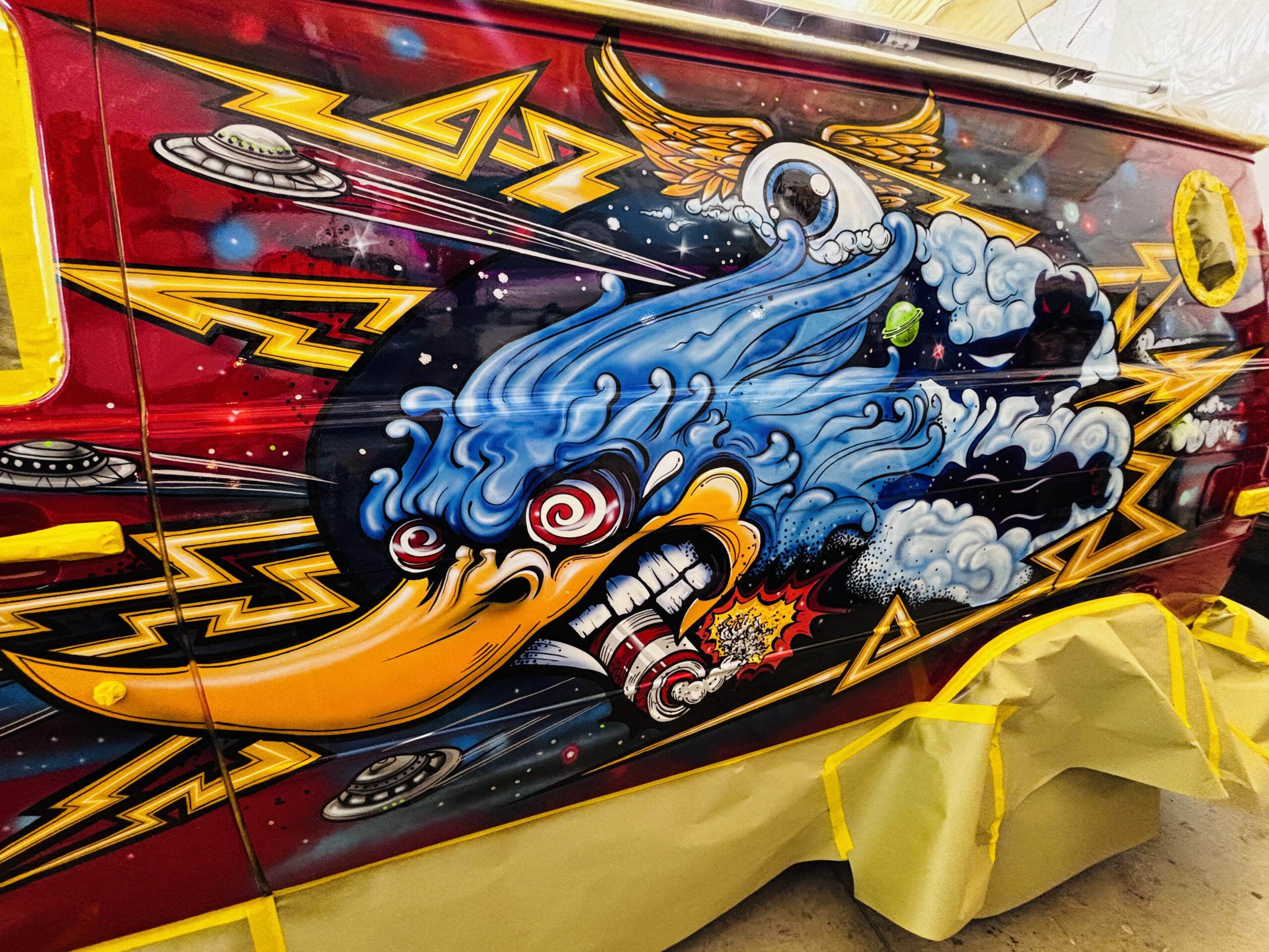 Keith Eccles/ BD surface solutions pinstriping work
