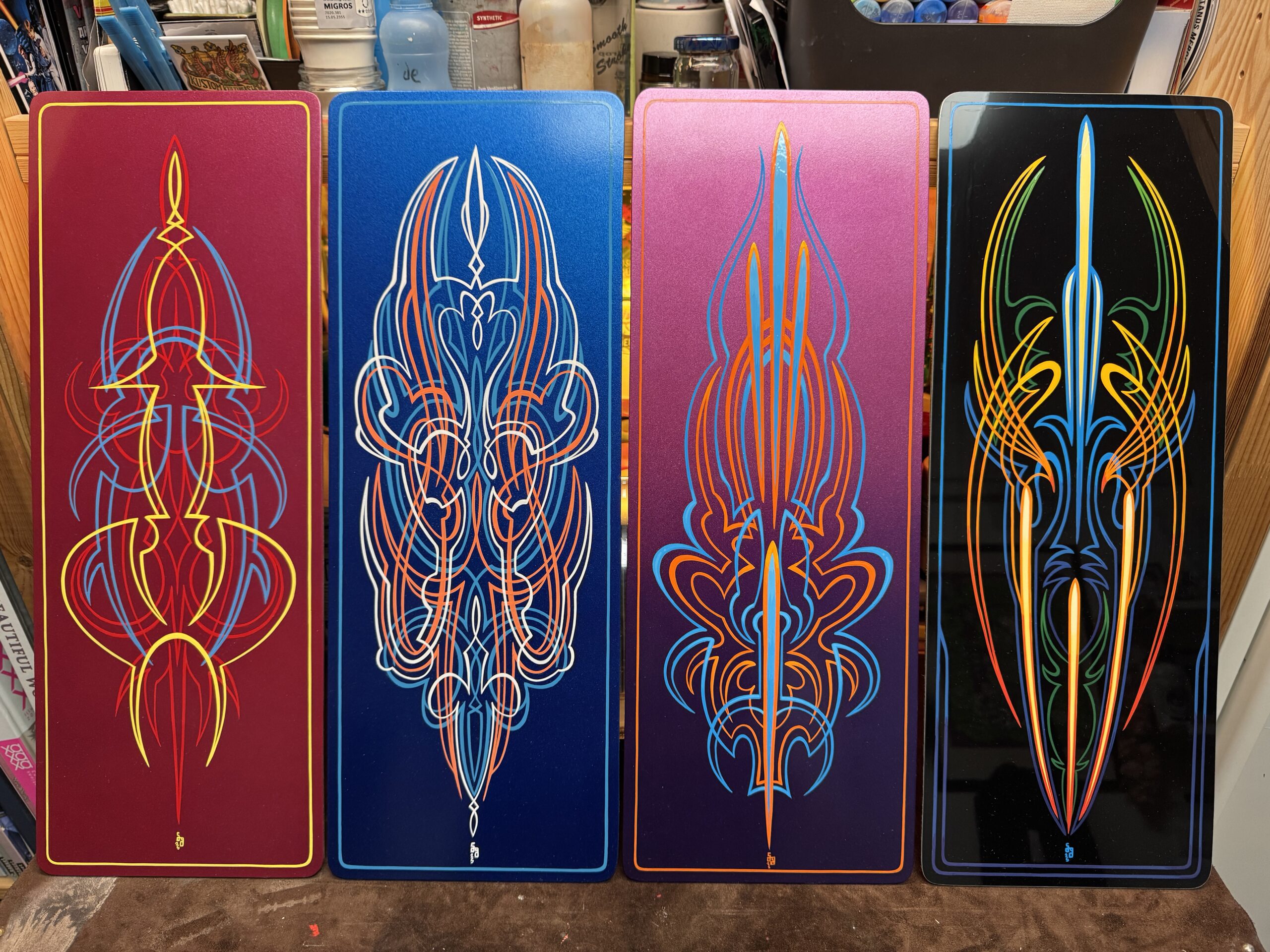 Seb Gaidin pinstriping work
